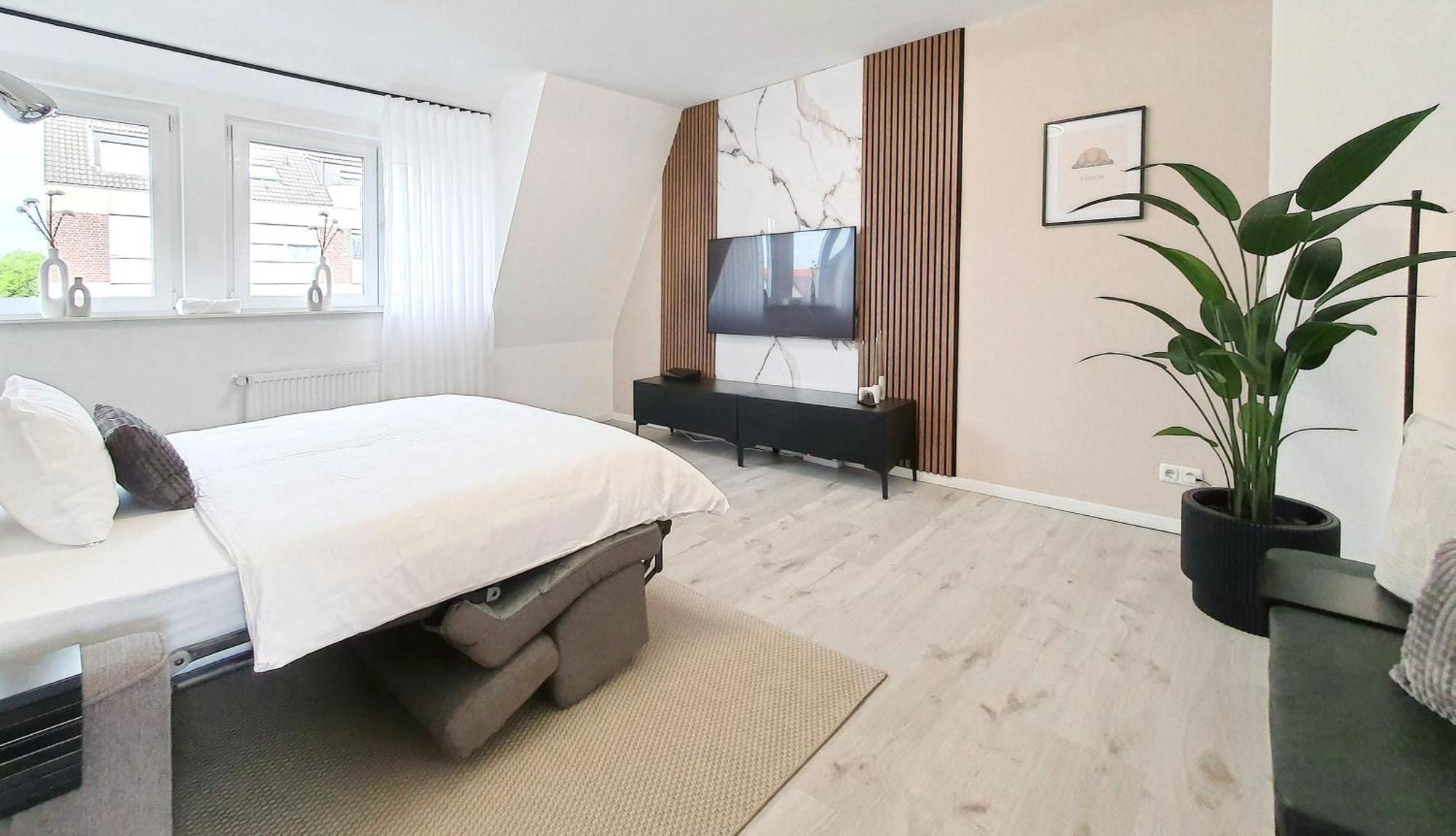 Livation - Apartments Hamm-Mitte - 2 Zi - Nespresso - Smarttv - Freewifi - Ausgestattete Kueche - 24H Check-In - Bis 4 Pers Pro Apartment ฮัมม์ ภายนอก รูปภาพ