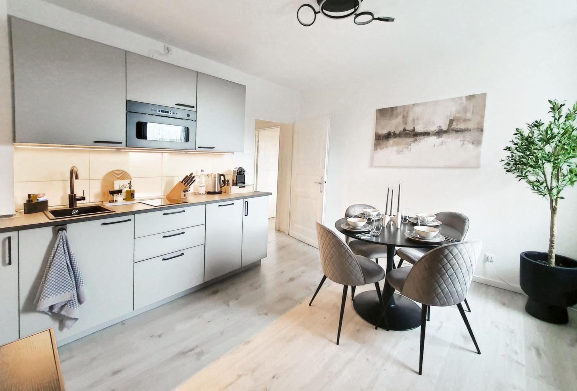 Livation - Apartments Hamm-Mitte - 2 Zi - Nespresso - Smarttv - Freewifi - Ausgestattete Kueche - 24H Check-In - Bis 4 Pers Pro Apartment ฮัมม์ ภายนอก รูปภาพ