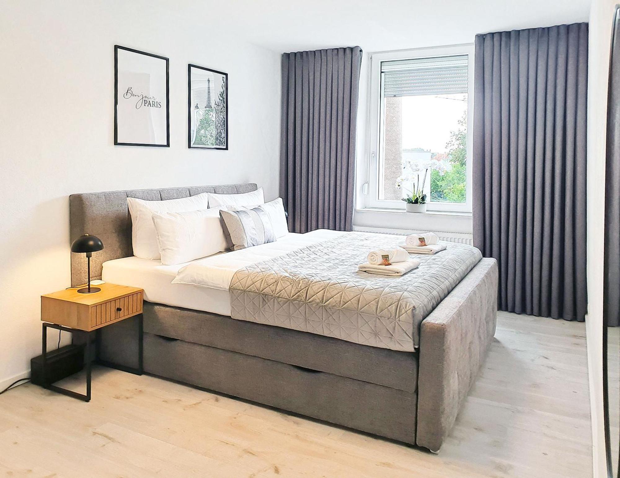 Livation - Apartments Hamm-Mitte - 2 Zi - Nespresso - Smarttv - Freewifi - Ausgestattete Kueche - 24H Check-In - Bis 4 Pers Pro Apartment ฮัมม์ ภายนอก รูปภาพ