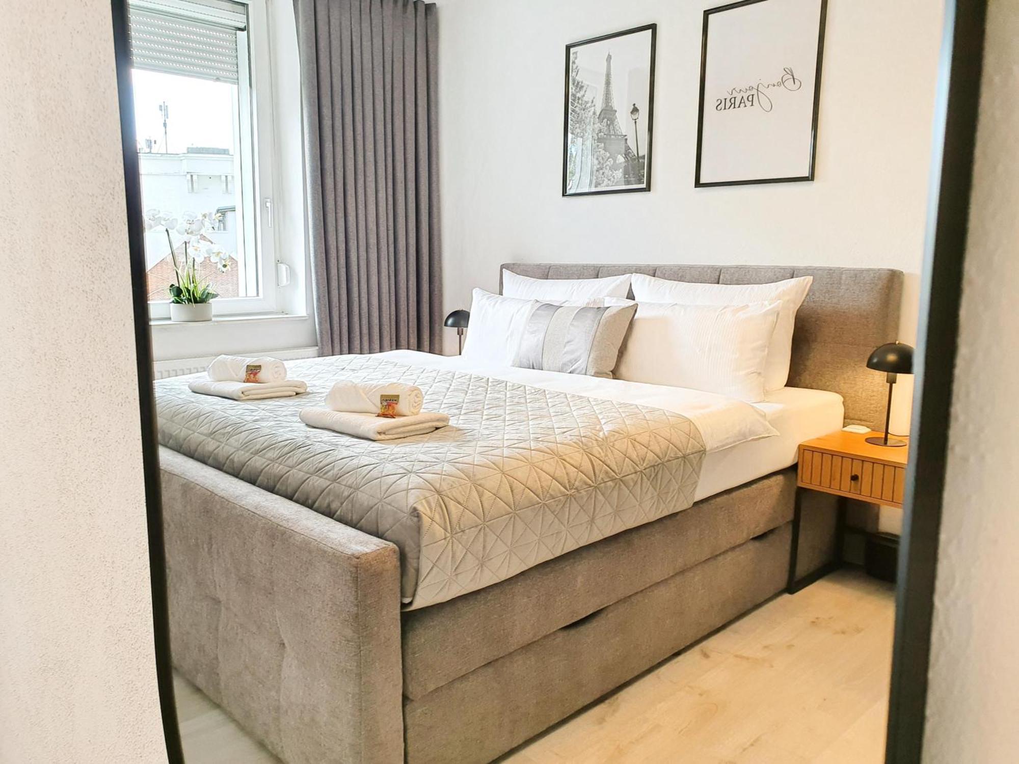 Livation - Apartments Hamm-Mitte - 2 Zi - Nespresso - Smarttv - Freewifi - Ausgestattete Kueche - 24H Check-In - Bis 4 Pers Pro Apartment ฮัมม์ ภายนอก รูปภาพ