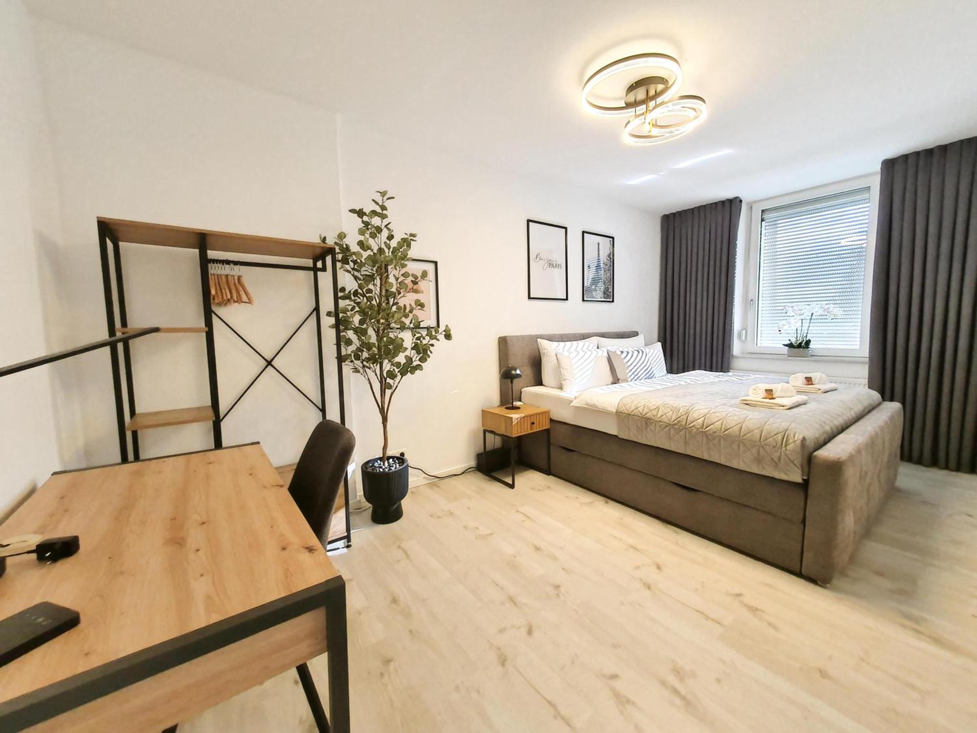Livation - Apartments Hamm-Mitte - 2 Zi - Nespresso - Smarttv - Freewifi - Ausgestattete Kueche - 24H Check-In - Bis 4 Pers Pro Apartment ฮัมม์ ภายนอก รูปภาพ